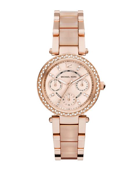 michael kors analog mini parker|michael kors parker rose gold.